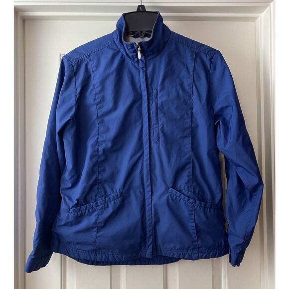 Nike Windbreaker Jacket Womens Size Small 4-6 Blue Full Zip Outdoor Athleisure - Picture 3 of 12